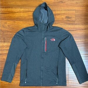 The North Face Men's Dark Gray Hooded Jacket